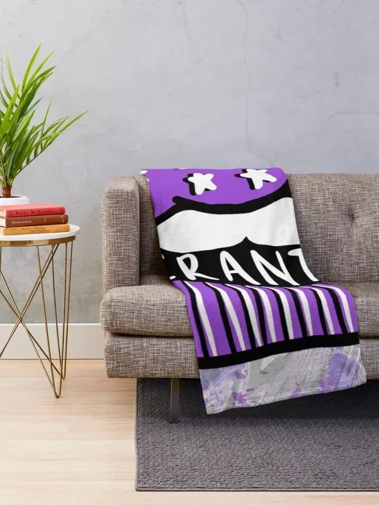 university of Scranton lips Throw Blanket Plush manga Large Blankets