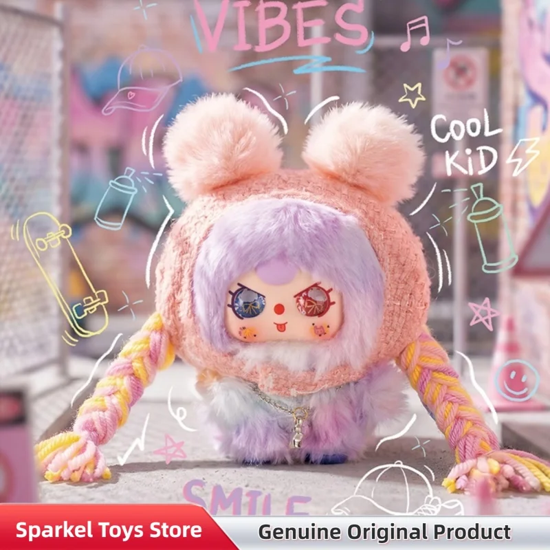 

Genuine Baby Three Rebel Project Series Vinyl Plush Blind Box Kawaii Bag Charm Collectible Keychain Toys Birthday Gift For Girl