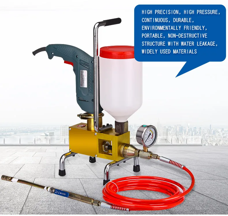 Small High-pressure Grouting Machine Polyurethane Waterproof Leak Repair Machine Glue Injection Special Machine