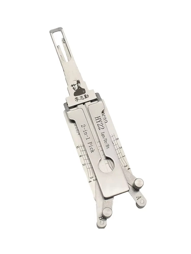 Original HY22 NEU Lishi 2-in-1 Pick/Decoder für Hyundai/Kia Schlossöffnungswerkzeug für Schlosser – Detail 6