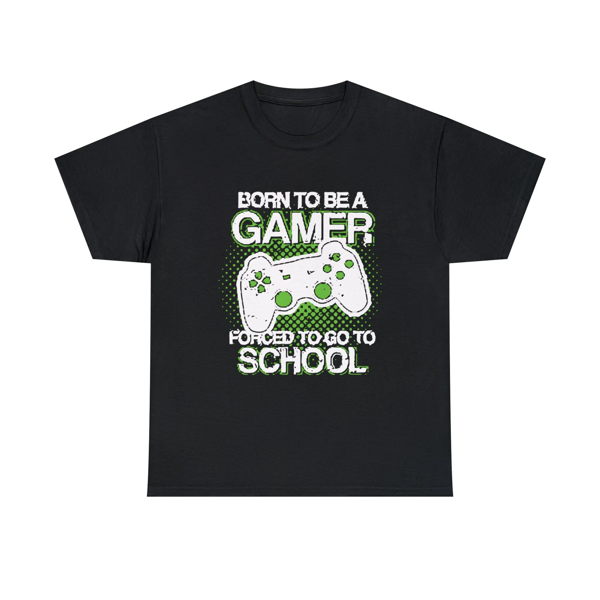 

Born to Be A Gamer Forced to Go to School Shirt Funny Born