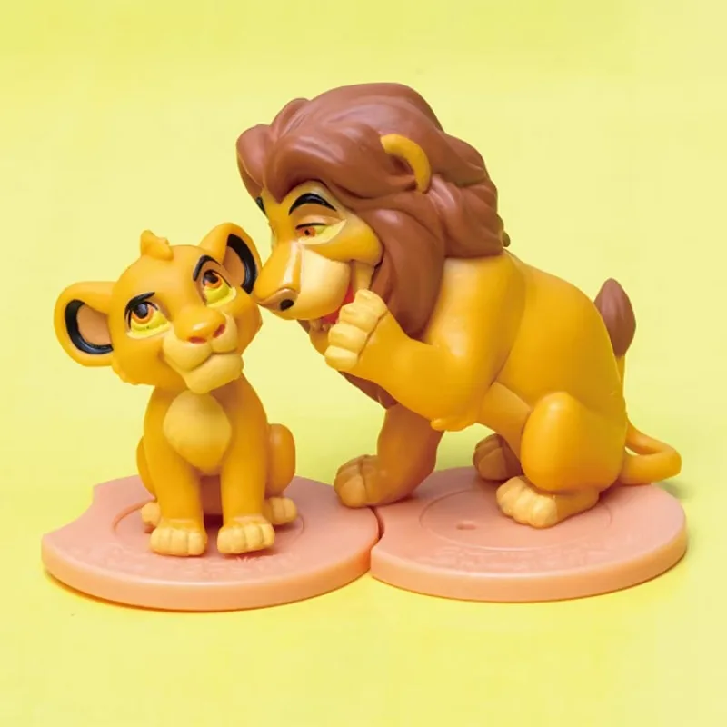 Original Anime Gashapon Figurine Cute The Lion King Whisper Kawaii Action Figure Miniature Capsule Toys Gift