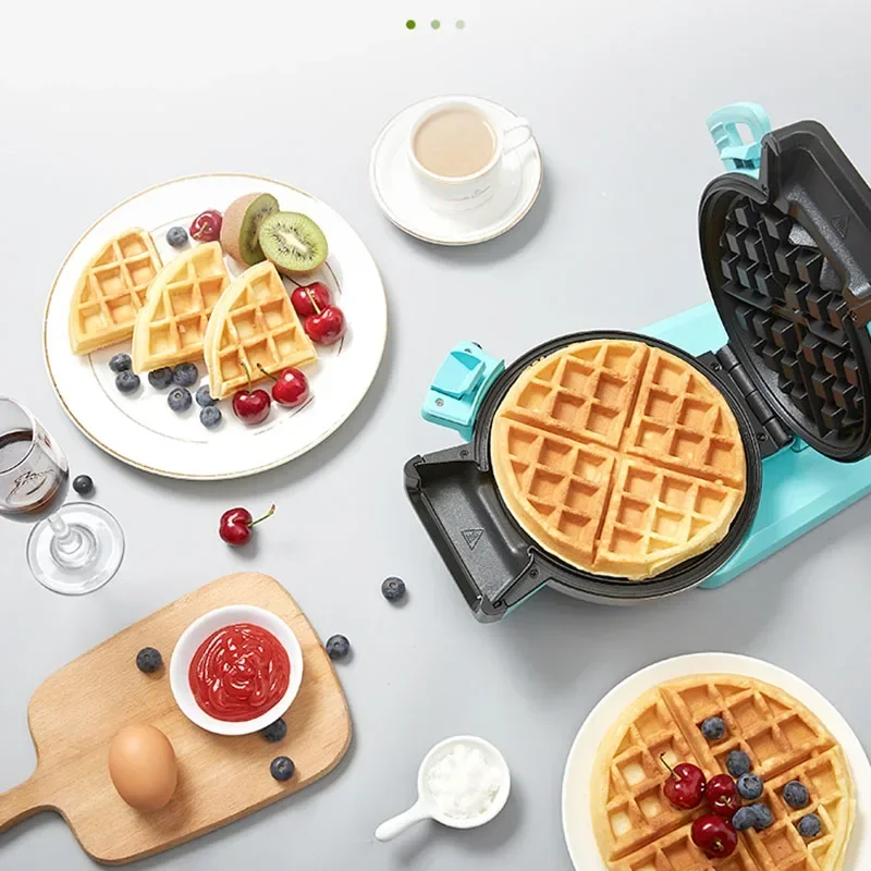 

Household 220v Waffle Maker Home Multi-function Mini Light Food Machine Heating Grill Pan Breakfast Machine Small Yuner The Same