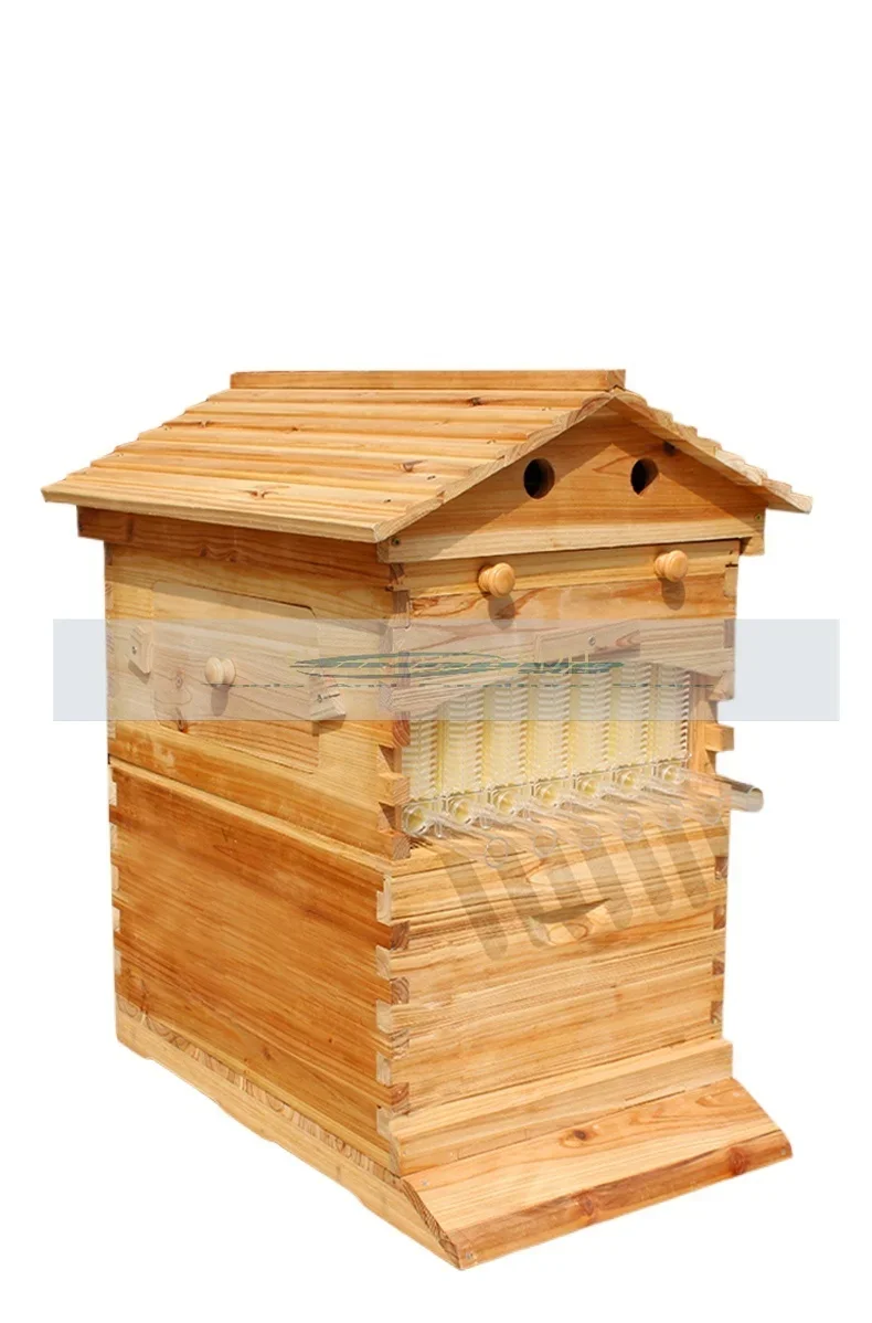 Self-Flow Bee Hives Fir Boiling Wax Beehive Automatic Honey Flow Device Full Set of New Beekeeping Tools