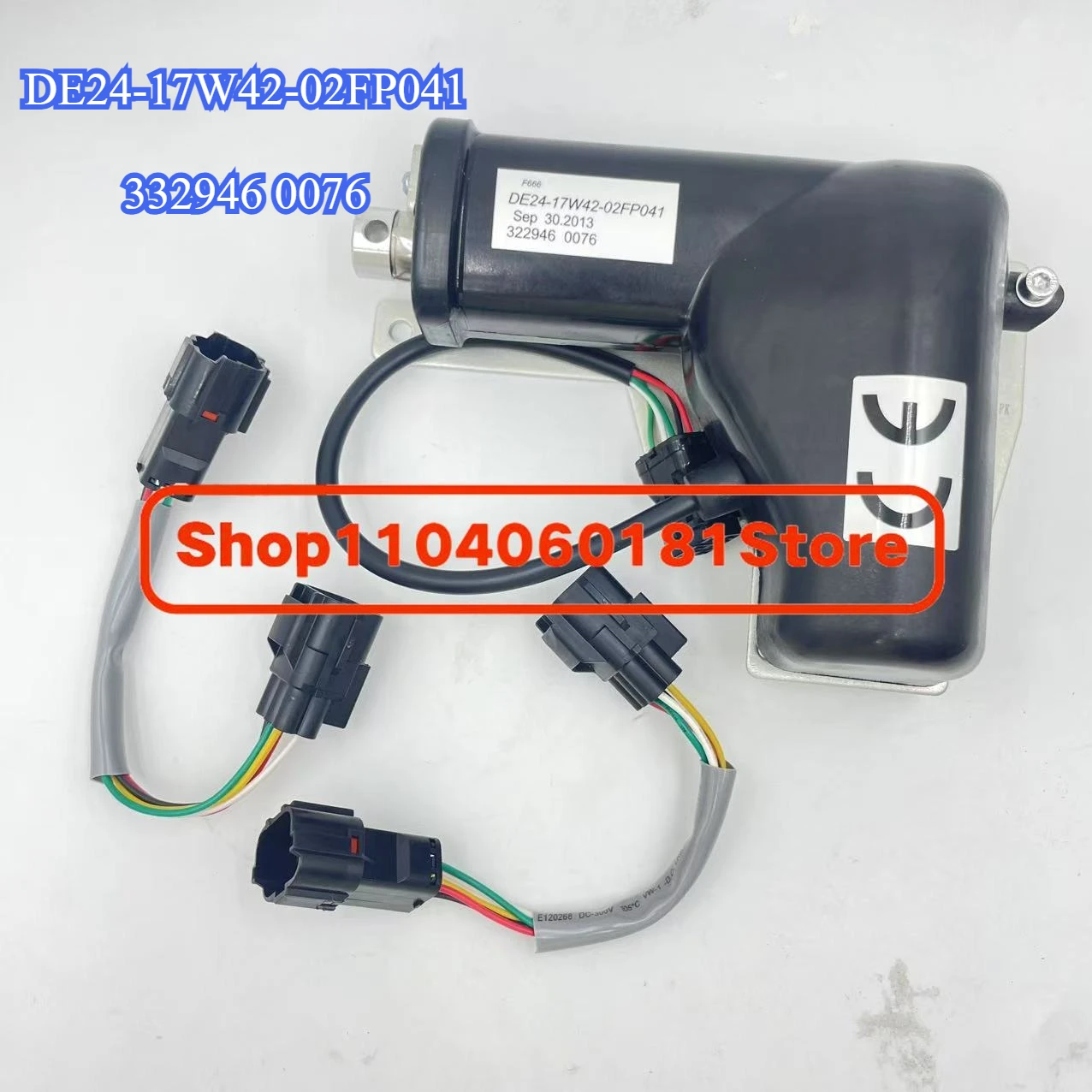 

DE24-17W42-02FP041 332946 0076 920D 922 ZE205 Двигатель акселератора регулятора для экскаватора LIUGONG ZOOMLION LISHIDE