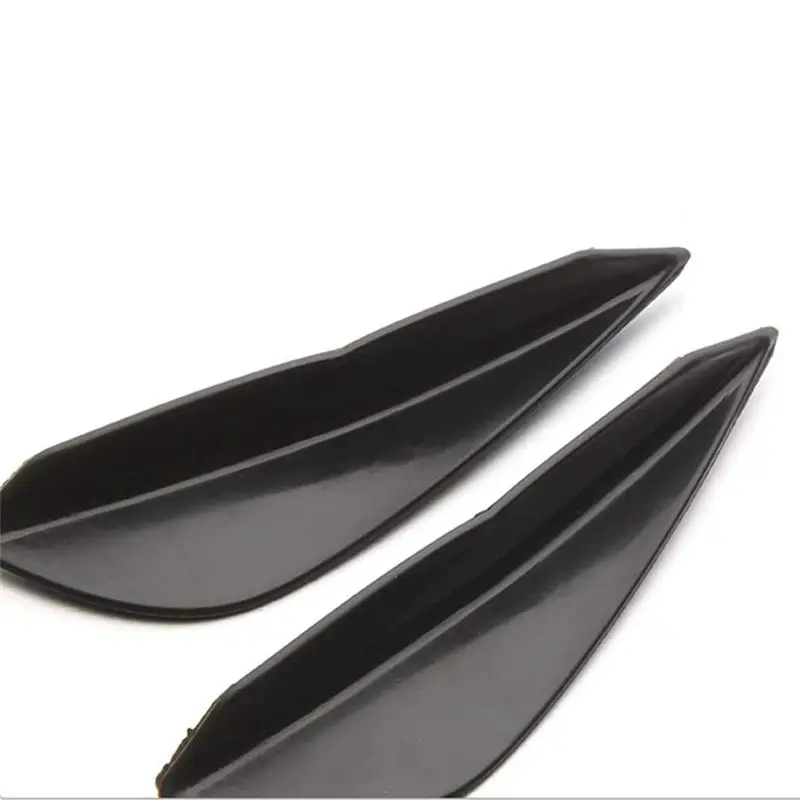 A04E-Universal Pvc Car Front Bumper Lip Protector Rear Diffuser Auto Spoiler Splitter Wing Protection Guard 12PCS