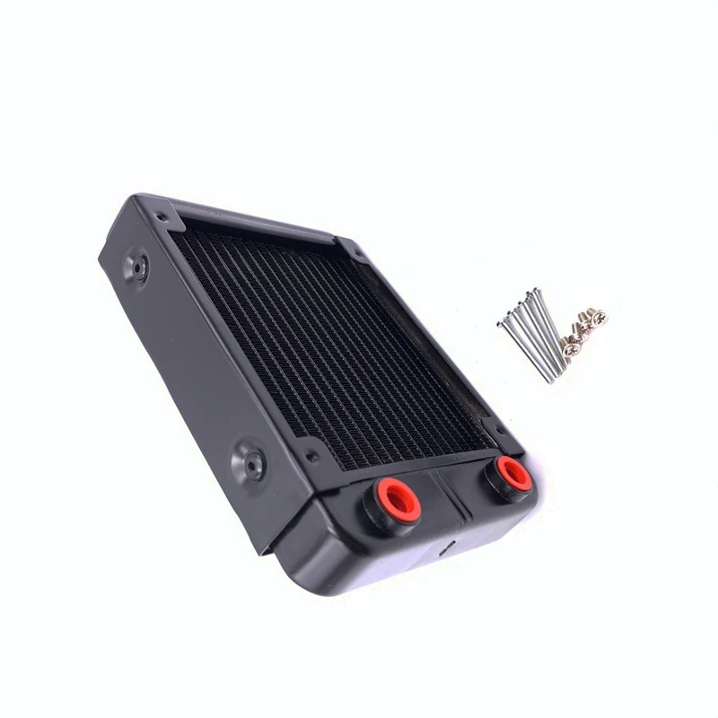 Radiador De Alumínio De Refrigeração De Água PC, LED De Computador, Aparelho De Beleza, CPU, Sistema Legal, 18 Tubos, 120mm