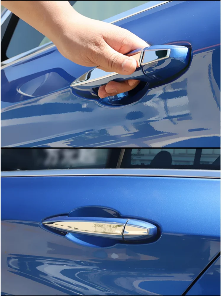 

FUNDUOO For BMW X6 2015 2016 2017 2018 2019 High Quality Stainless Steel Door Handle Cover Pad Sticker Molding Styling