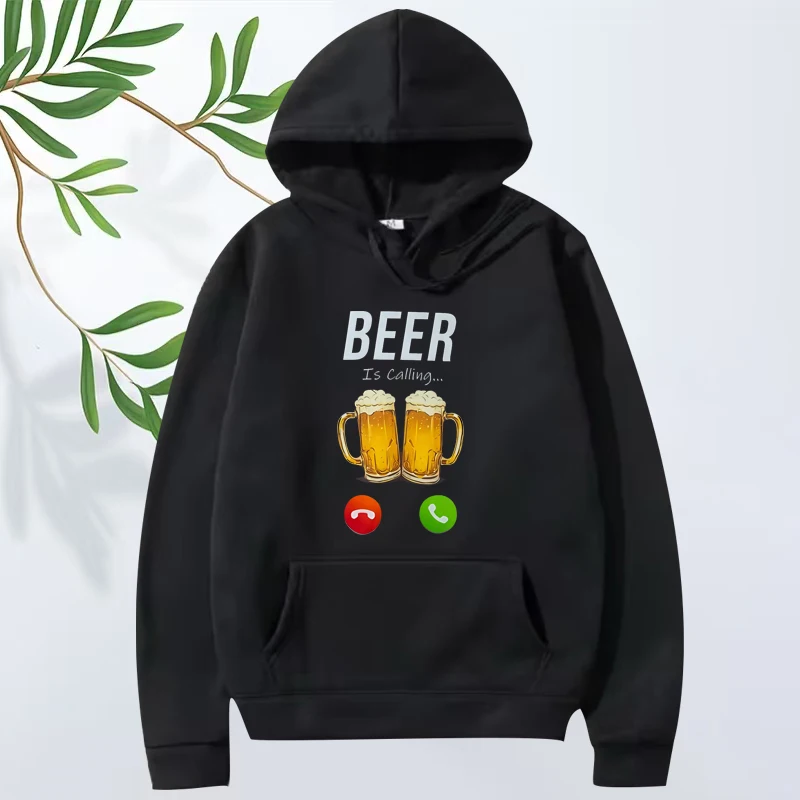 

Funny Beer Pattern hoodie men women vintage Long sleeve Sweatshirt with print Graphics oversized hoodie unisex