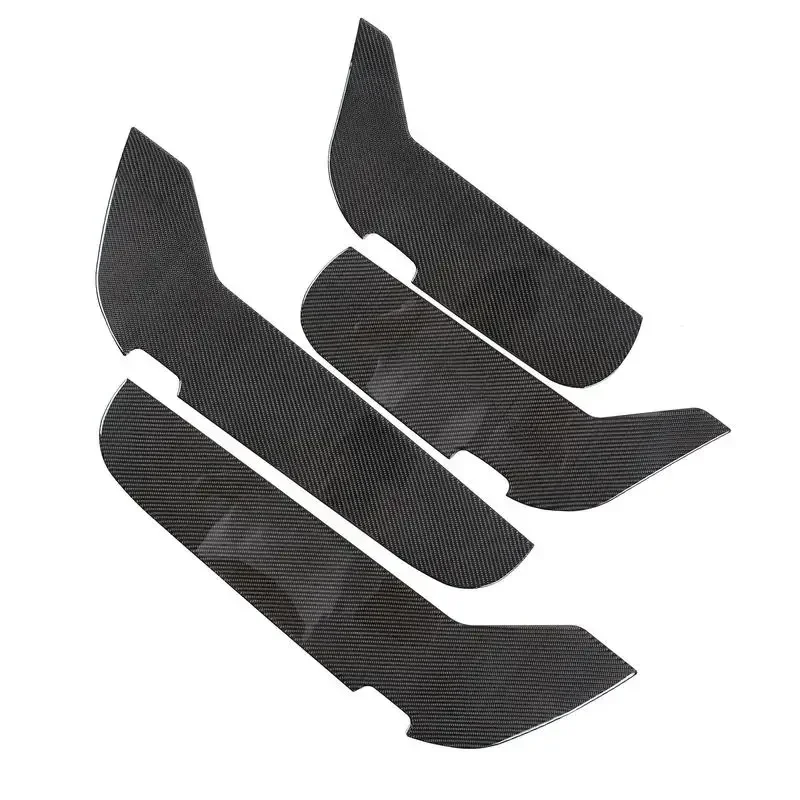 

For Porsche Taycan 2019-2024 Soft Carbon Fiber Car Door Anti-kick Panel Cover Trim Sticker Interior Car Accessories
