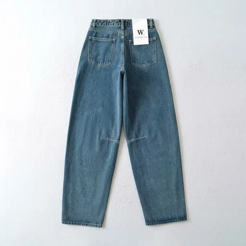 GELITAYIN Baggy Pants For Women Ladies Fashion Street Jean Newjeans Woman Trousers Harajuku Fashion Vintage Denim Ladies Pants