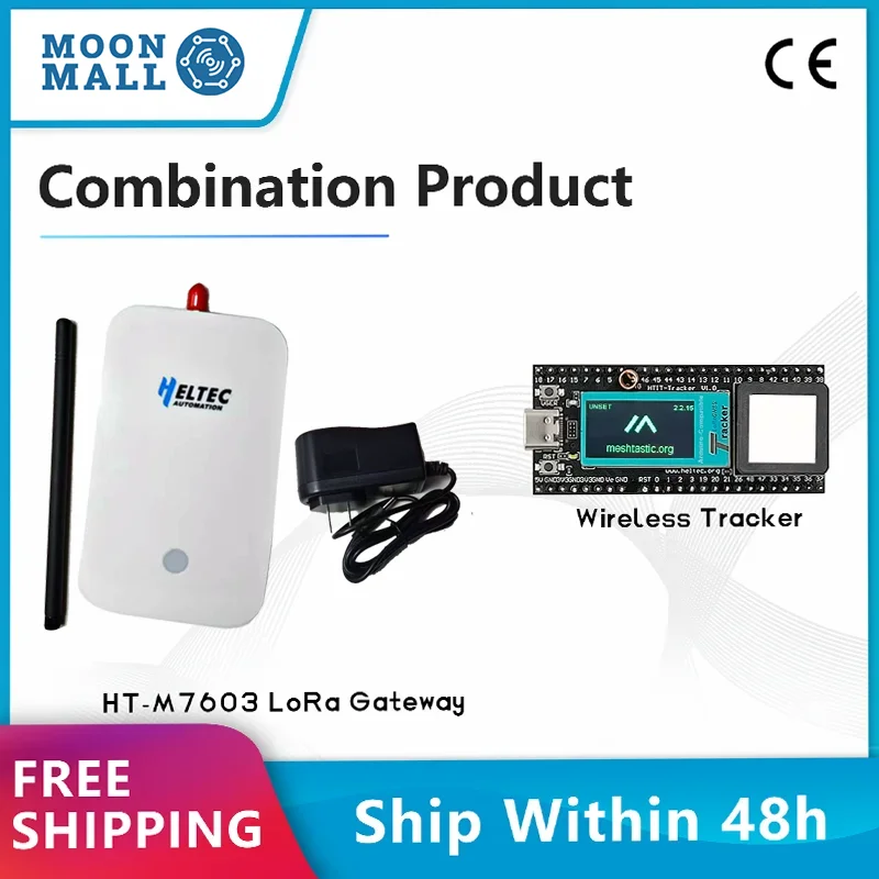 Heltec Wireless Tracker LoRa Meshtastic ESP32 BLE GPS LoRa Router Ethernet WiFi Gateway 868 915MHz Hotspot Asset Tracking IoT