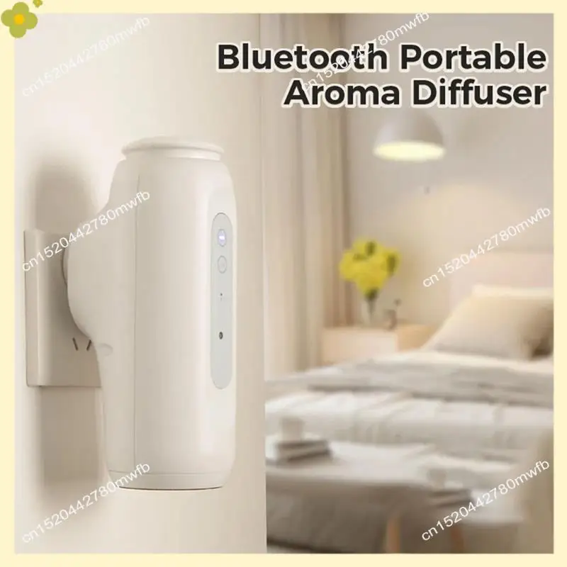 

LDHL Aromatic Oil Diffuser Bluetooth Control Socket Style Automatic Night Light Aroma Oil Diffuser For Home EU Plug
