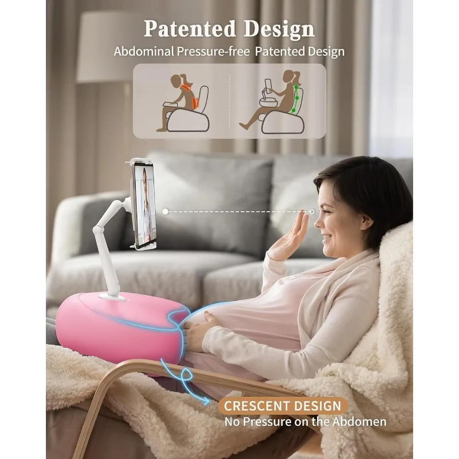 SAIJI Kindleピロースタンド iPadスタンド 4.7～15.6インチのKindle、スマホ、iPadに対応 360度調整可能なタブレットホルダー ベッド用 フレキシブル