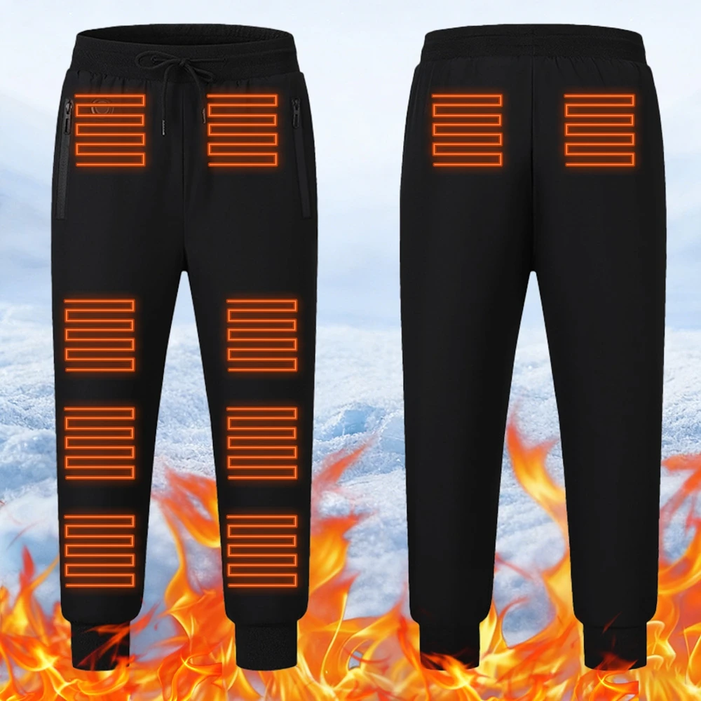 This Season's Best-Selling New Thickened Thermal Pants Electric Heating Cotton Pants Loose And Fitted Business Commuting Pants