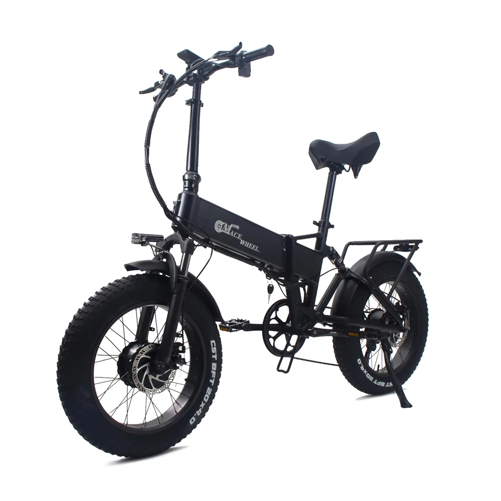 

CMACEWHEEL EU Delivery 1500W Electric Bike 48V 18AH Folding Mountain Ebike 20Inch Fat Tire Urban Commuting Electric Bicycle