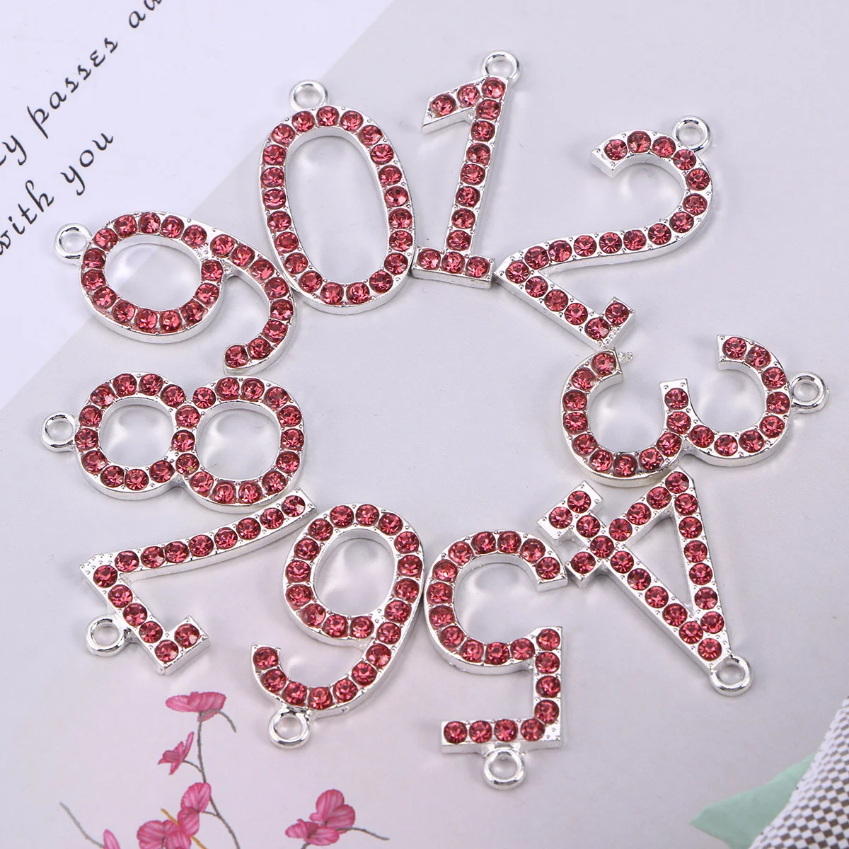

10Pcs 0-9 Birthday Crown Rhinestone Numbers DIY Replaceable Age Numbers Decor Party Headband Accessory Number Rhinestone
