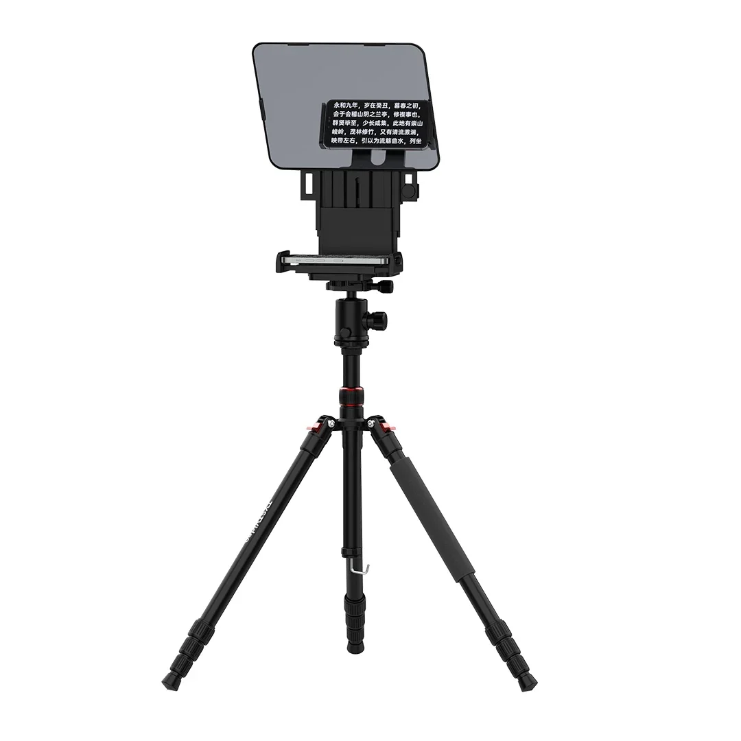 

TYSTVideo Universal Mobile Phone Tablet and Pad Prompting Teleprompter with Mobile Phone or DSLR Camera Shooting