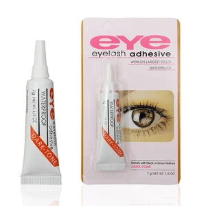 Waterproof eyelash glue, fake glue, adhesive, dark or light, new, strong, makeup tools, accessories, 7g 12 Main Sales Cola Cilios - №11