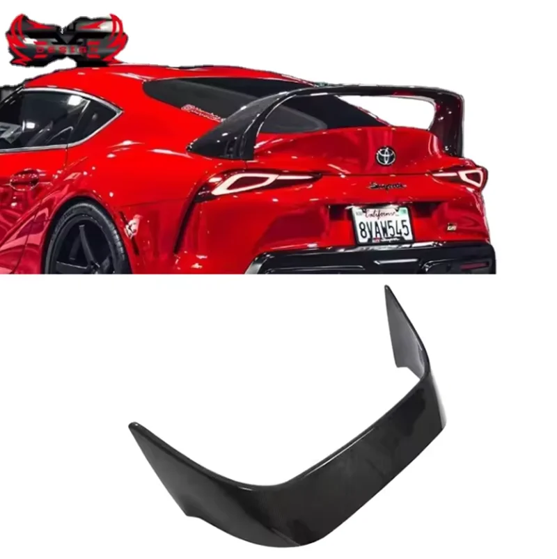 High Quality Carbon Fiber MB Wing for Toyota GR Supra A90 A91 MK5 Rear Spoiler Trunk Lip Flap Performance Body Kits