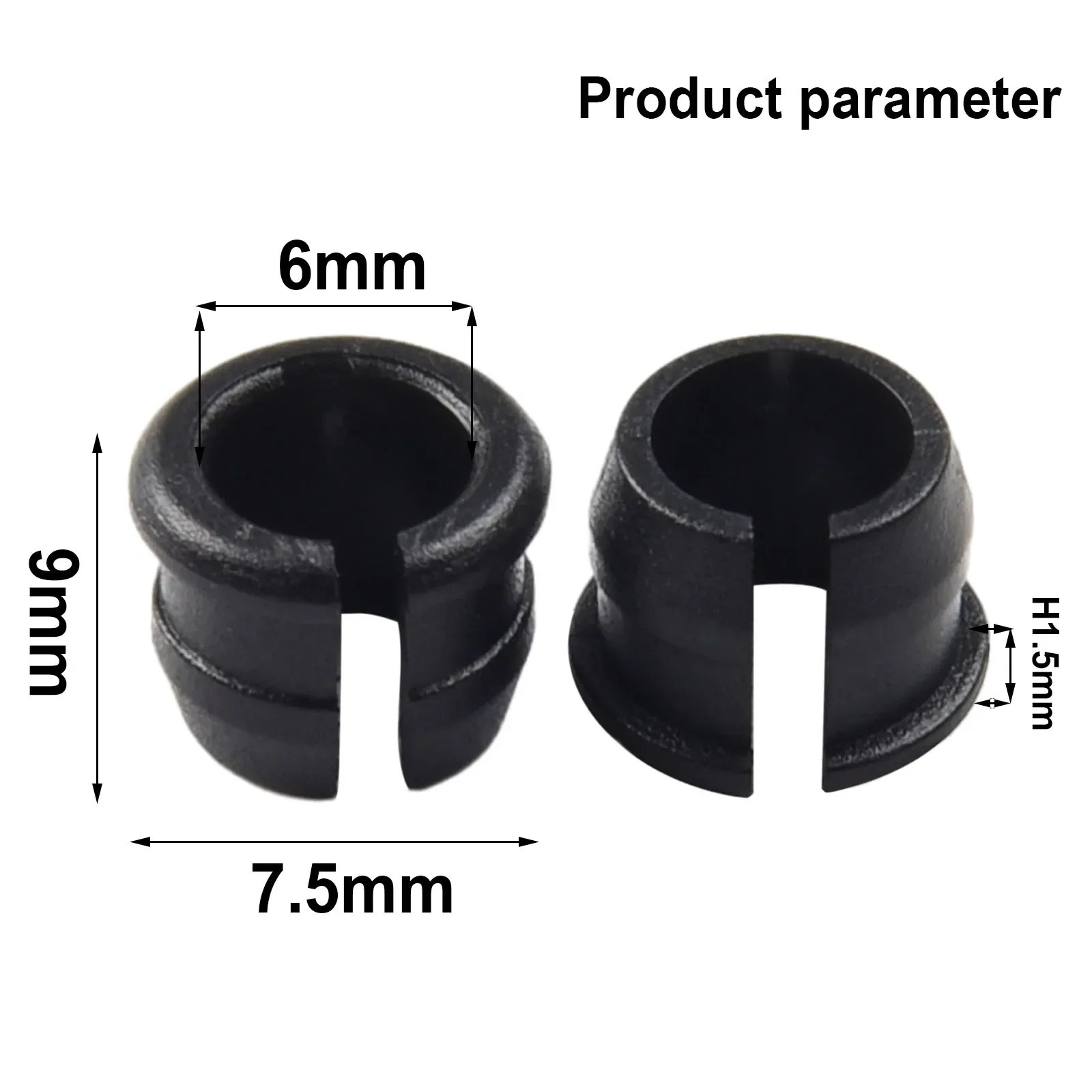 4 Pcs Bicycle Valve Hole Adapter To Reduce Casing Rim Rubber Plug Valve Conversion Sleeve For AV To FV PRESTA-TO-SCHRADER Parts