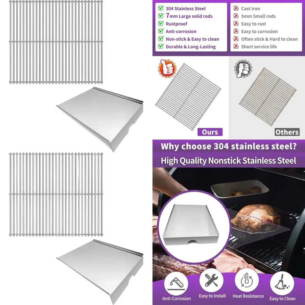 

Решетки для приготовления пищи 21,75 дюйма с поддоном для сбора жира 22 дюйма — запасные части для гриля Pro 575