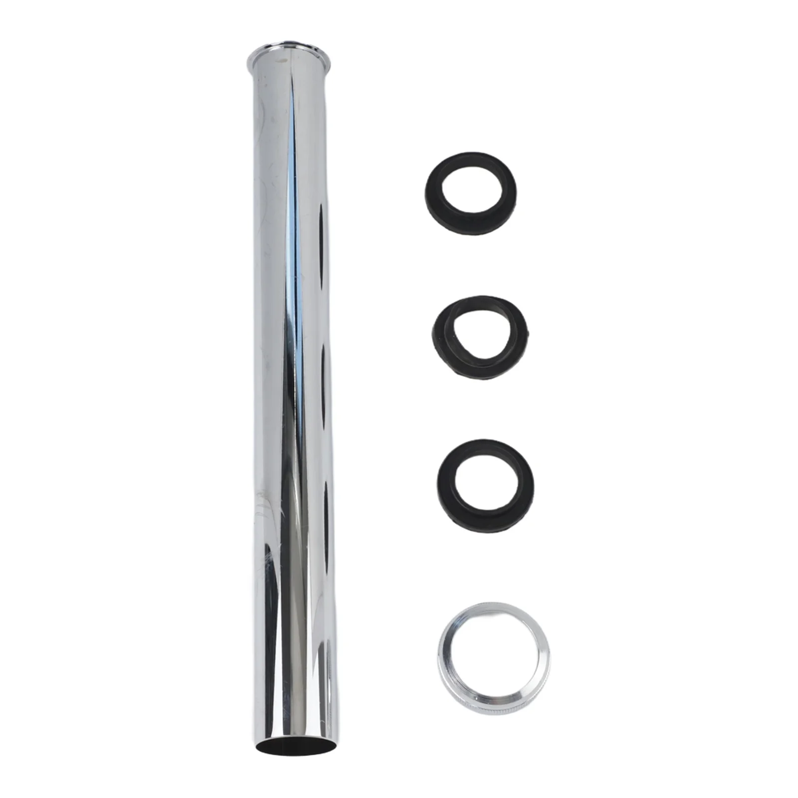 Siphon Connection Drain Extension Pipe Hassle-free Kit Polished Appearance For Bathroom Use Drainage System Extension