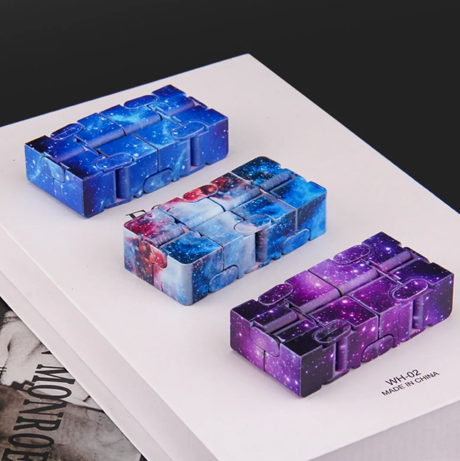 Infinity Magic Cube Starry Sky Square Puzzle Toy Four Corner Maze Toys Children Adult Decompression Relaxing Hand-Held Kids Gift