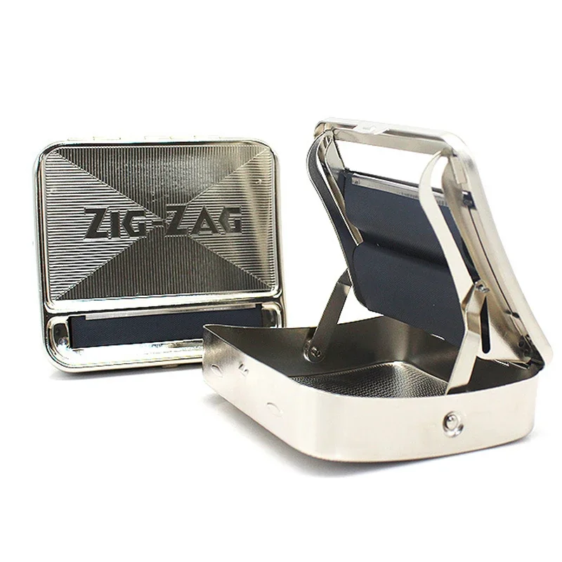 Metal Cigarette Rolling Machine 70mm Easy Manual Tobacco Roller Hand Cigarette Maker Rolling Machine Tool