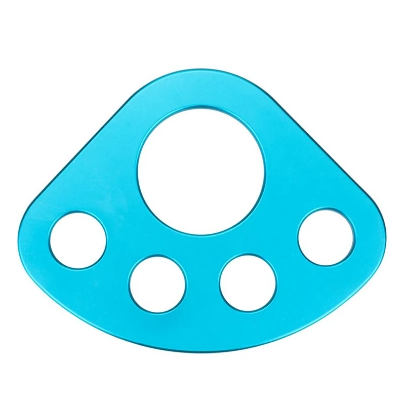 For Yoga Hammock Descender Rock Climbing 60KN Rigging Plate, Force Divider Plate Bearing, Anchor Multipliers Connector Gear