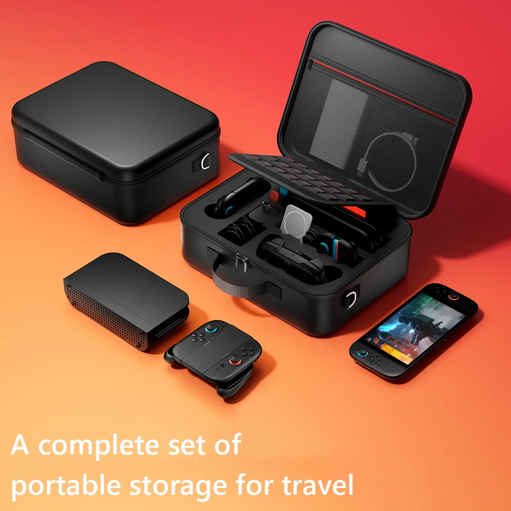 스위치 2 게임 콘솔 게임 패드 컨트롤러 운반 케이스 대용량 보관 주머니 보호 케이스 용 휴대용 보관 가방