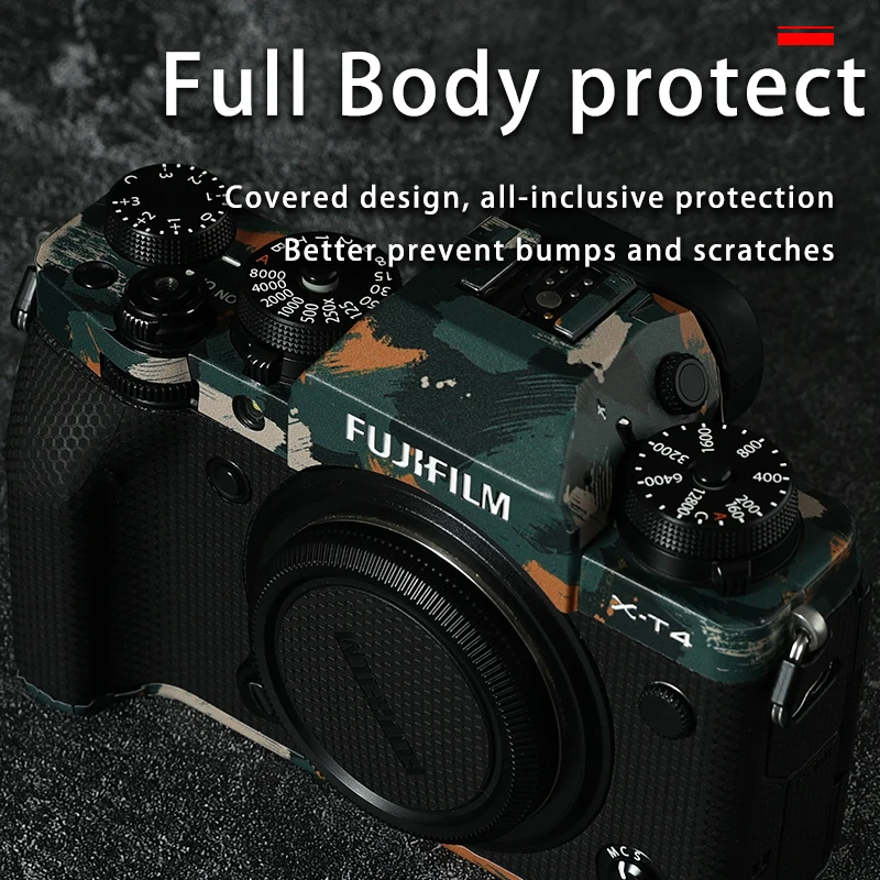 XE4 Skin Fujifilm XE4 Обертка для тела камеры Модная защитная пленка XE4 Защита от царапин Классический дизайн Наклейка Чехол
