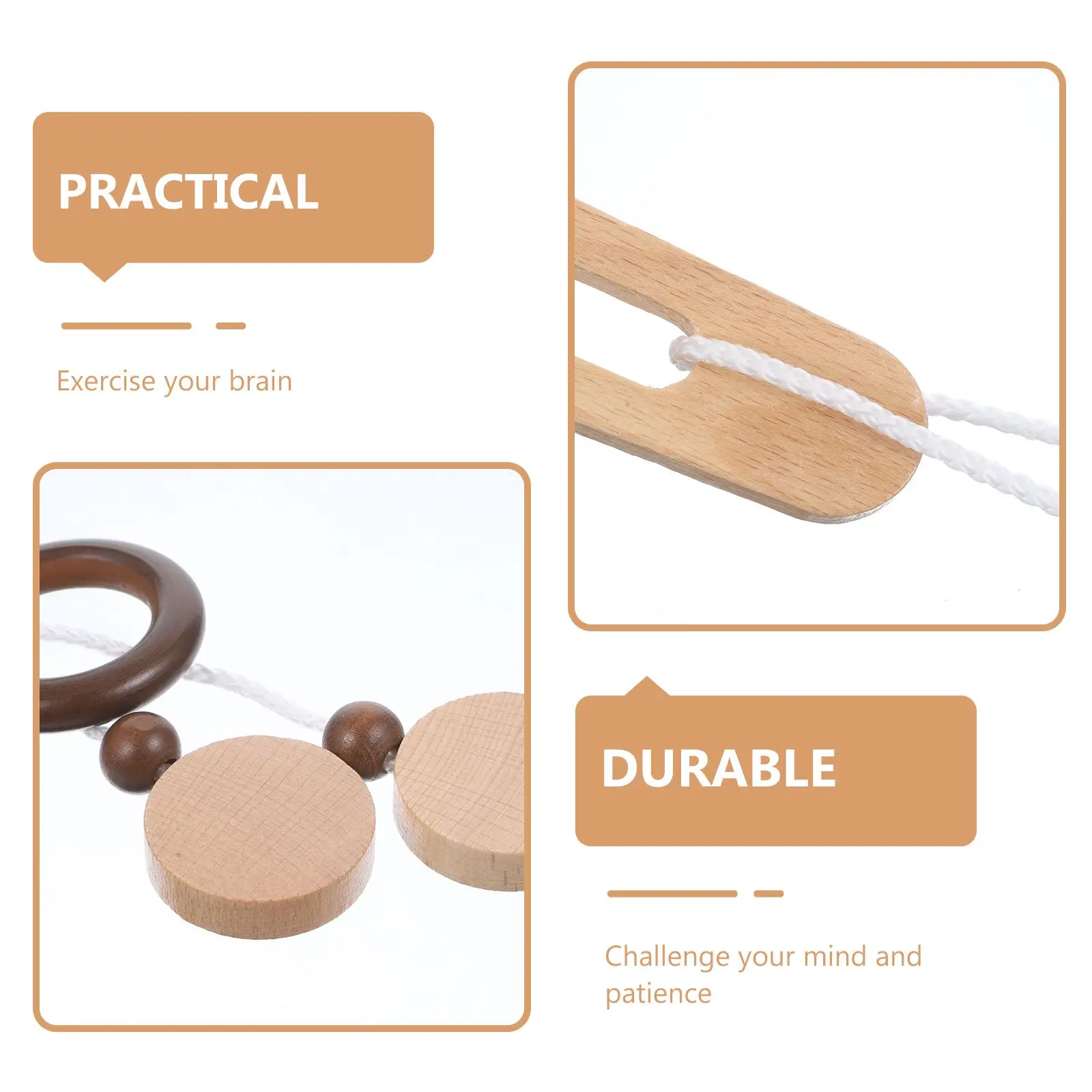 Herramientas de juego de inteligencia, rompecabezas Luban Lock, juegos cerebrales, juguete tradicional para niños, juguete de desbloqueo de madera, desafío de ejercicio para ancianos