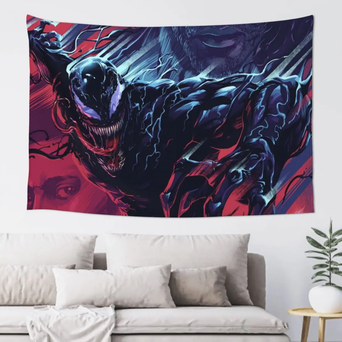 New Venom Bedroom Dorm MARVEL Super Hero Decoration Curtain Party BackdropHome Decor Tapestry Student