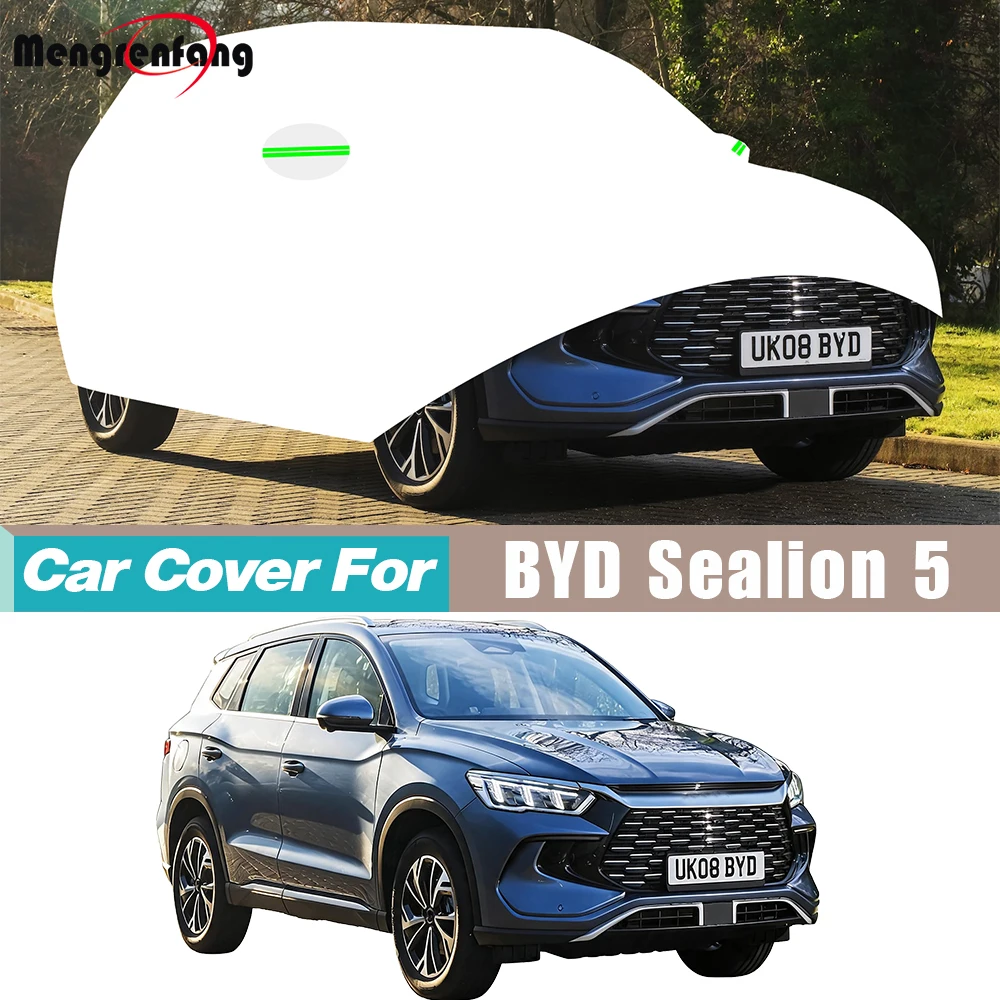 Car Cover Windproof SUV Outdoor Sun Rain Snow Dust Resistant Cover For BYD Sealion 5 2024-2026