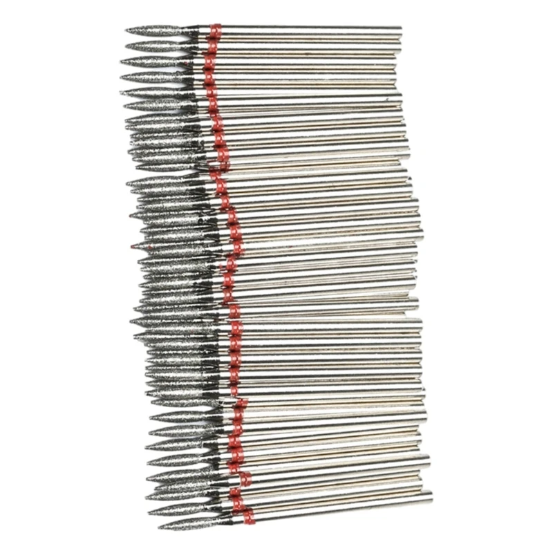 50 stuks nagelboor nagelriemreiniging kogelkop nagelboor voor gelnagels