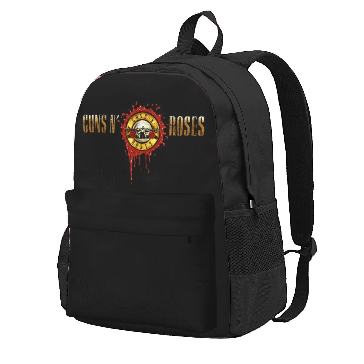 Guns N Roses Heavy Metal Fashion Backpack Durable Student Business Steampunk Music Daypack for Men Women Laptop Shoulder Bag