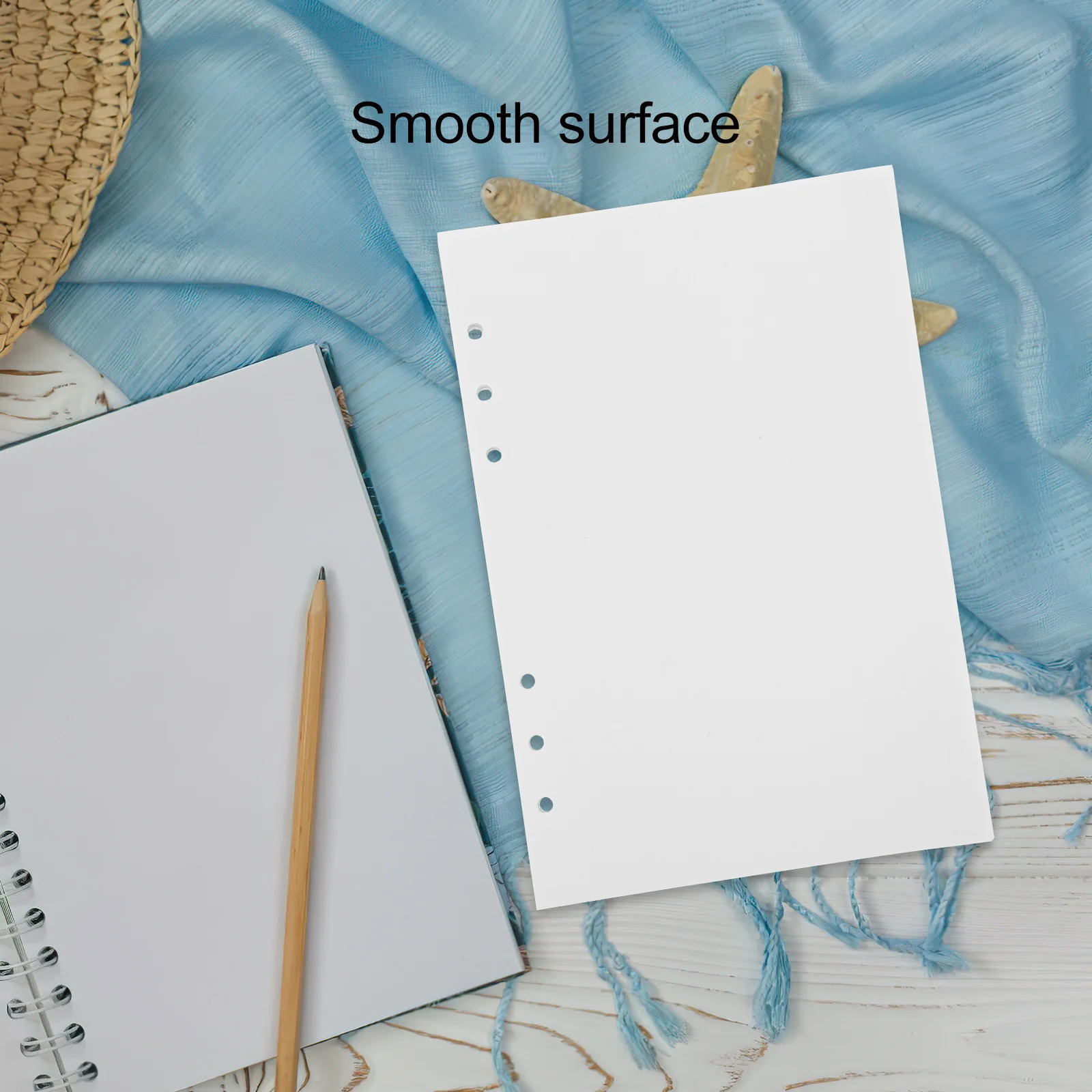 

80 Sheets A5 Notebook Refill Paper 6 Holes Moderately Thick Writing Smoothly Great Printing for Planner Binder Inserts Paper