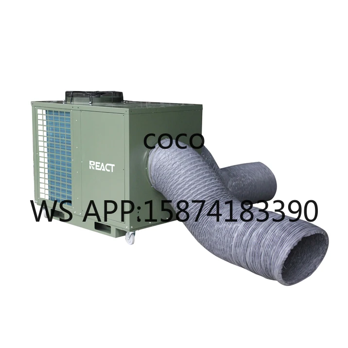 36000BTU 3 Ton Floor Standing Cabinet Air Conditioner, Outdoor Camping Tent AC Unit Built-in Compressor