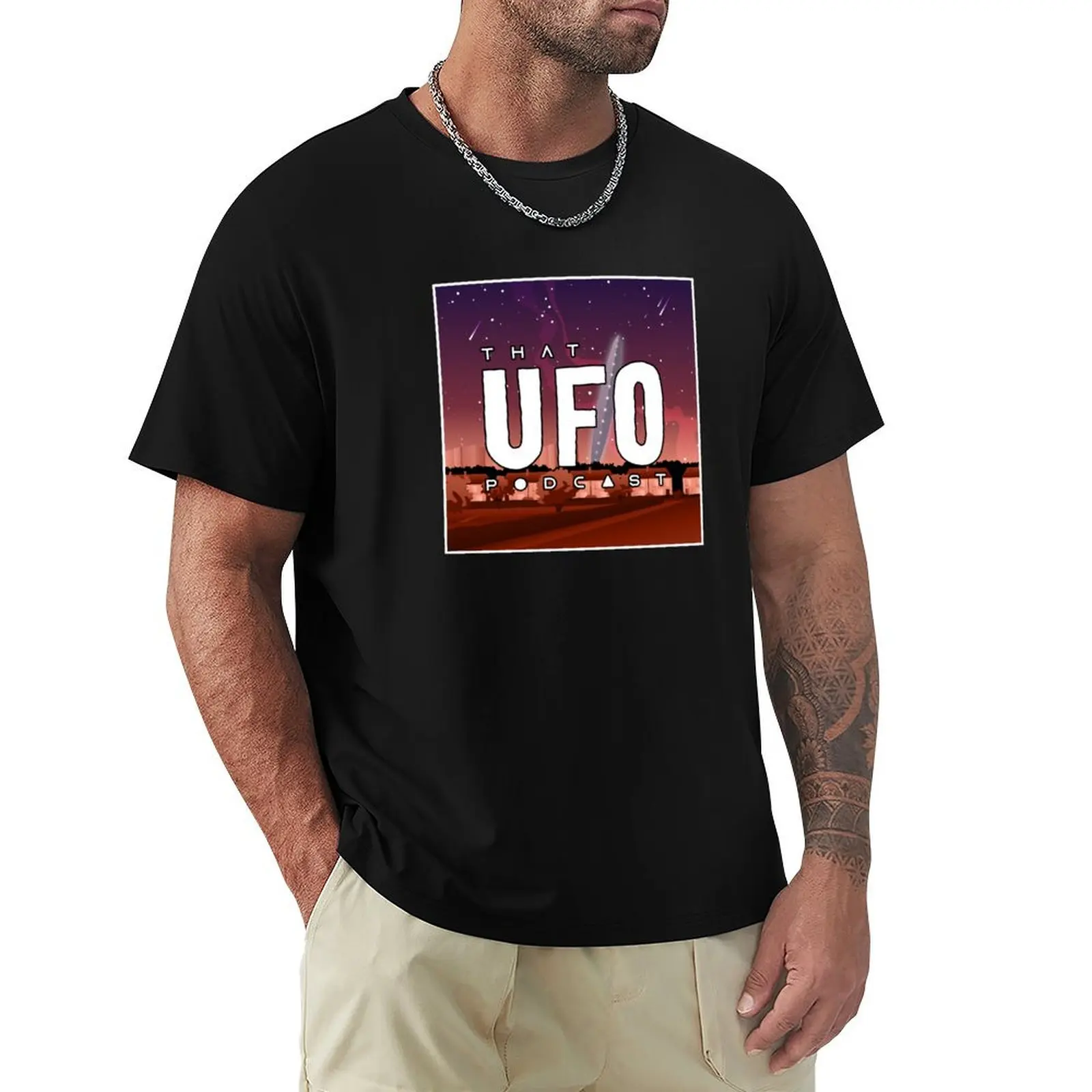 That UFO Podcast (Summer / Square) T-Shirt graphic t shirts for man T-Shirt