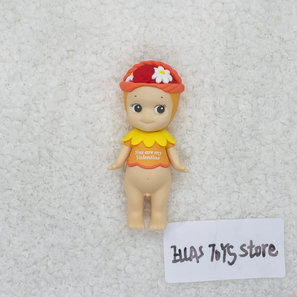 소니 엔젤 미니 피규어 2018 발렌타인 데이 시리즈 상자 없음 가방 없음 블라인드 박스 싱글 로즈 부케 박스 SAS65334