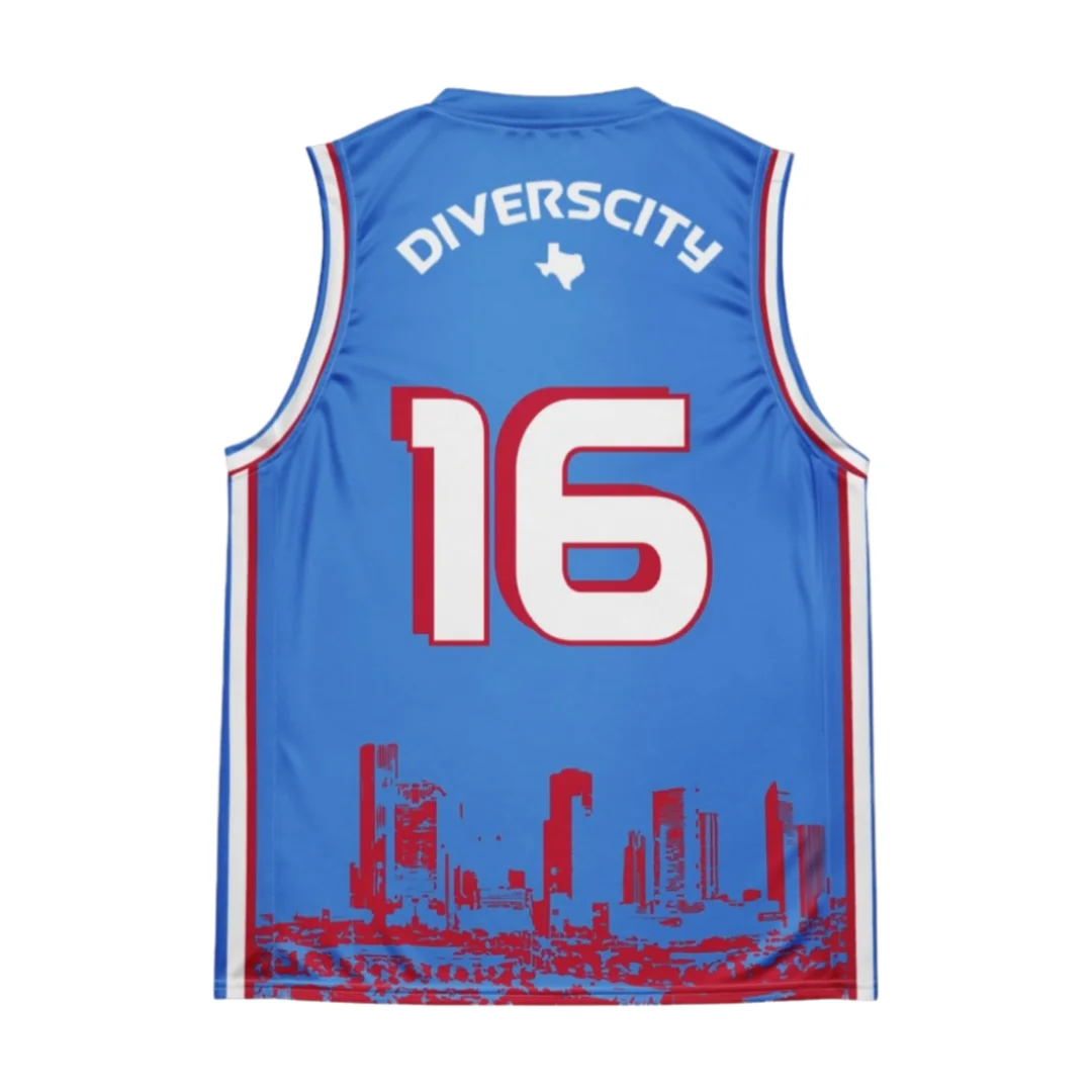 H-Town Luv Ya Athletic Basketball Jersey All-Over Print Mesh Sleeveless Tank Top Hip Hop Casual Streetwear Vest Family Matching