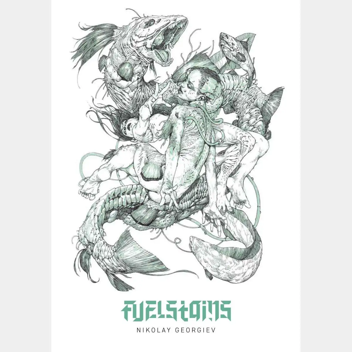 Illustration Collection Science Fiction Concept Design Nikolay Georgiev Fuelstains Hardcover Edition Book Pre-sale