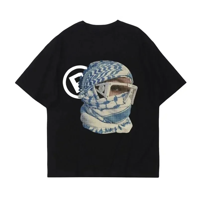 Punk Aesthetics Harajuku Graphic Print Y2K Cotton Men T-shirt Retro Hip Hop Tee T-shirt Rock Goth Streetwear Short Sleeve EMO image 2