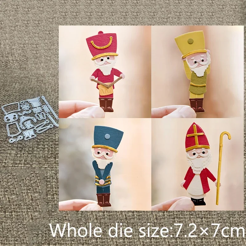 XLDesign Craft Metal stencil mold Cutting Die Nutcracker soldier decoration scrapbook die cut Album Paper Card Craft Embossing