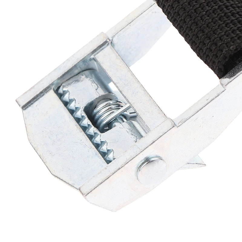 مشبك التعادل أسفل حزام البضائع جلد الأشرطة لسيارة دراجة نارية مع مشبك معدني حبل للسحب حزام سقاطة قوي لحقيبة الأمتعة #6