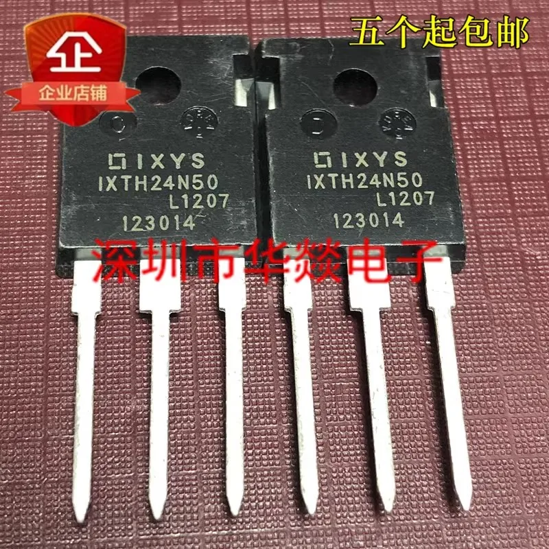 5PCS/ IXTH24N50   TO-247 500V 24A  Brand New In Stock, Can Be Purchased Directly From Shenzhen Huayi Electronics