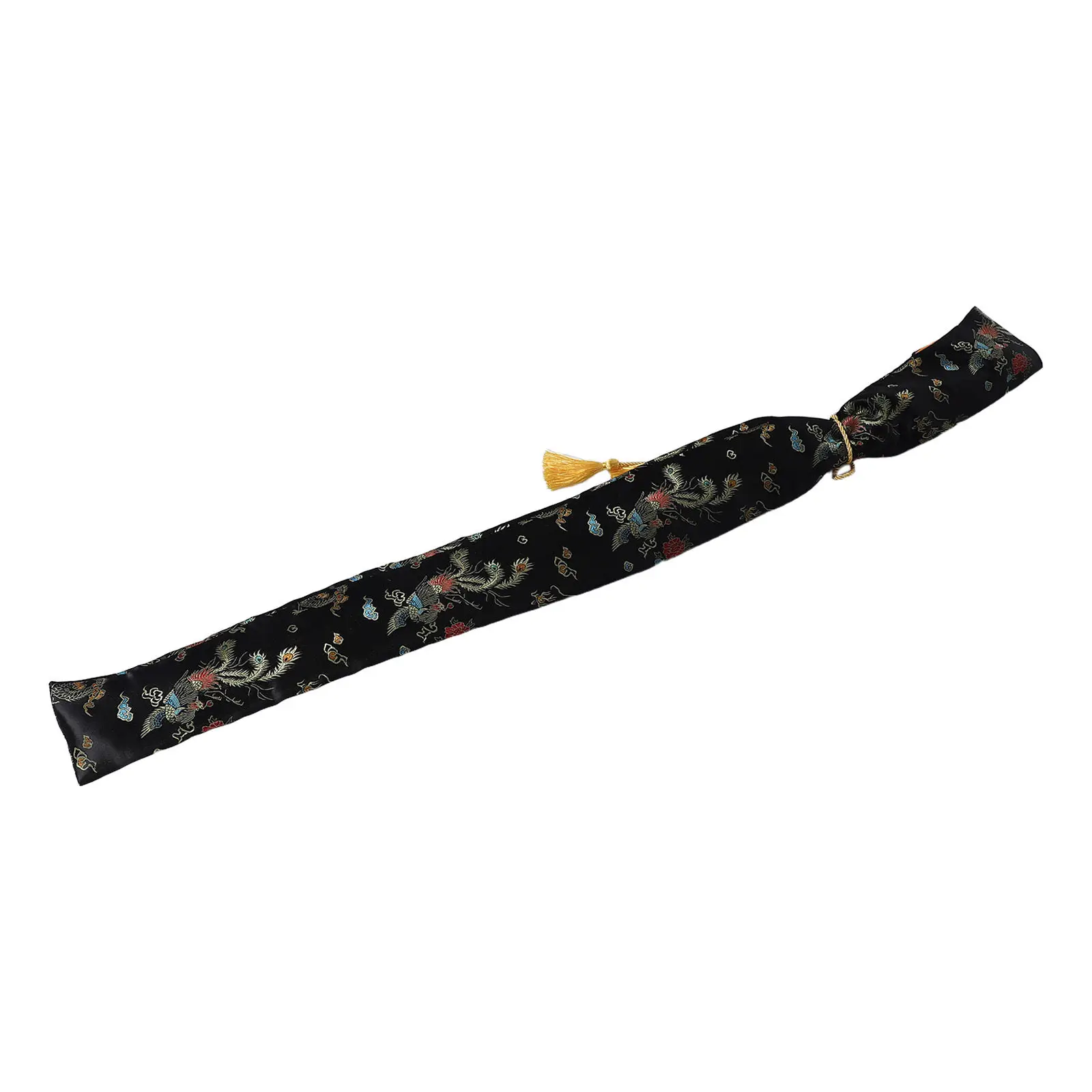 

Taichi Sword Inch Long Vintage Silk Martial Arts Cover Cloth Portable Storage Case For Back Carry Travel Training
