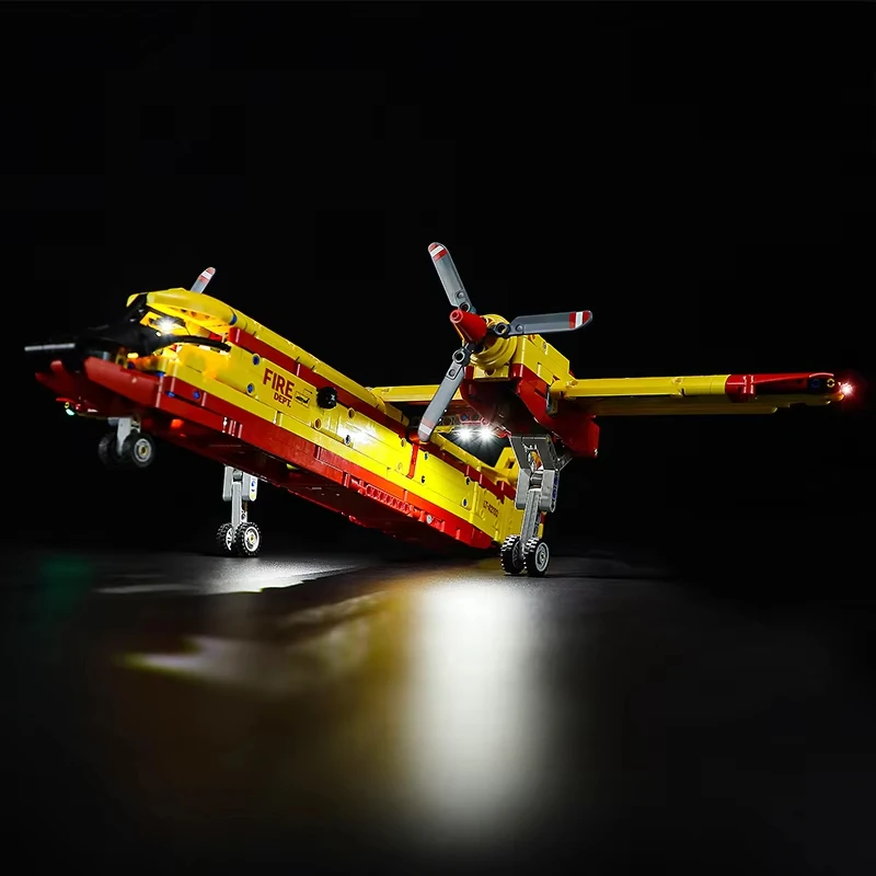 DIY LED Light Kit For LEGO 42152 Firefighter Aircraft ( Only LED Light,Without Blocks Model)