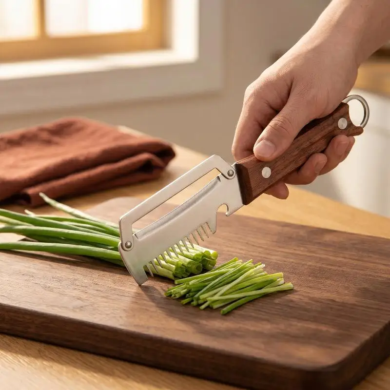 [L] 3-in-1 Vegetable Fruit Peeler For Kitchen With Bottle Opener Storage Hanging Hole For Peeling Fruits Shredding Scallions